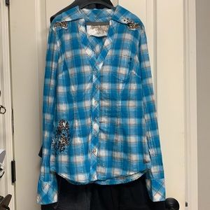 NWOT-Guess western shirt-S
